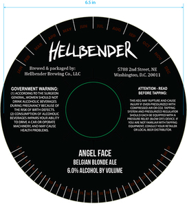 Hellbender Brewing Company Angel Face Belgian Blonde Ale