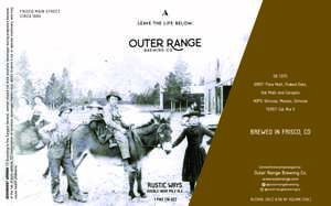 Outer Range Brewing Co. July 2017