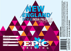 Epic Brewing Company New England Style India Pale Ale