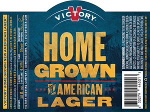 Victory Home Grown New American Lager July 2017