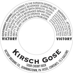 Victory Kirsch Gose July 2017