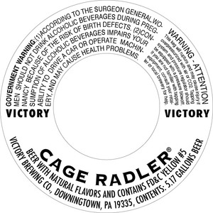 Victory Cage Radler July 2017