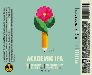 Foothills Brewing Academic IPA July 2017