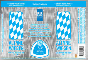 Blue Blaze Brewing Co Alpine Weisen July 2017