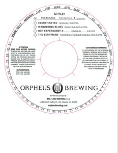 Orpheus Brewing Truth Body Soul