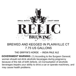 Relic Brewing The Griffins Horde July 2017