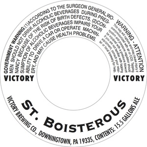 Victory St. Boisterous July 2017