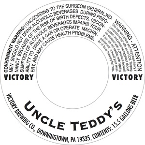 Victory Uncle Teddy's July 2017