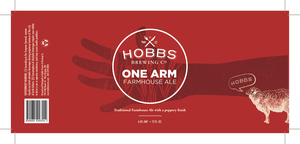 Hobbs Tavern & Brewing Company One Arm Farmhouse Ale July 2017