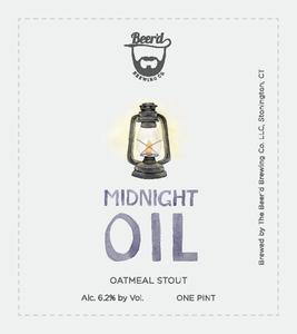 Beer'd Brewing Company Midnight Oil Oatmeal Stout July 2017