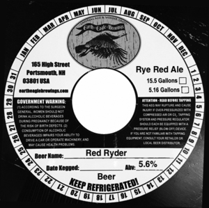 Red Ryder Rye Red Ale July 2017