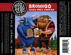 Three Heads Brewing Bromigo Smoked Maple Amber Ale July 2017