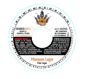 Manavon Lager Pale Lager July 2017