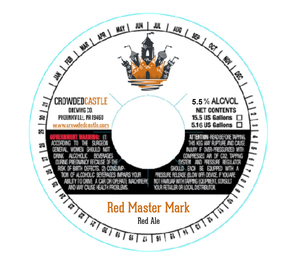 Red Master Mark Red Ale July 2017