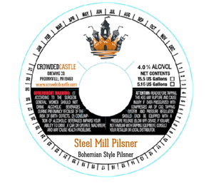 Steel Mill Pilsner Bohemian Style Pilsner July 2017