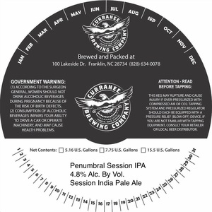 Currahee Brewing Company LLC Penumbral Session IPA July 2017