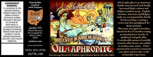 Jackie O's Coffee Bourbon Barrel Oil Of Aphrodite August 2017