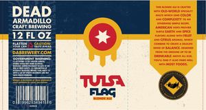 Dead Armadillo Craft Brewing Tulsa Flag Blonde Ale September 2017