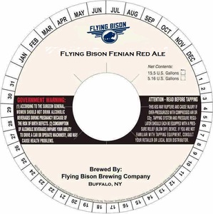 Flying Bison Fenian Red Ale August 2017