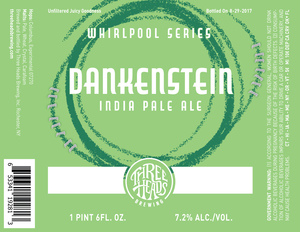 Three Heads Brewing Dankenstein India Pale Ale August 2017