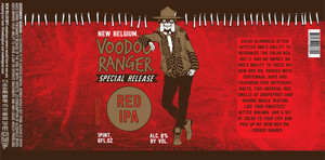 New Belgium Brewing Voodoo Ranger Red IPA August 2017