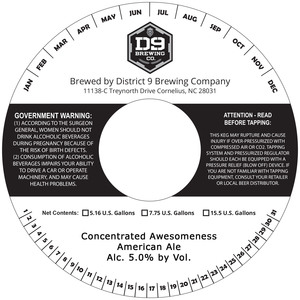 D9 Brewing Company Concentrated Awesomeness