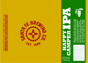 Santa Fe Brewing Co. Happy Camper IPA August 2017