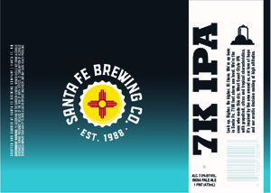 Santa Fe Brewing Co. 7k IPA August 2017