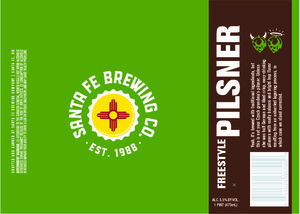 Santa Fe Brewing Co. Freestyle Pilsner August 2017