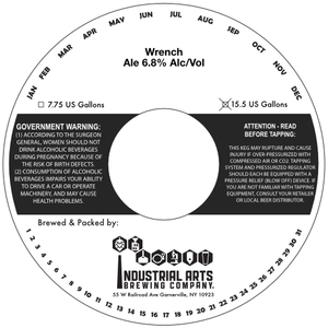 Industrial Arts Brewing Company Wrench August 2017