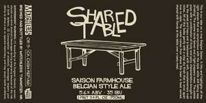 Matchless Shared Table Saison August 2017
