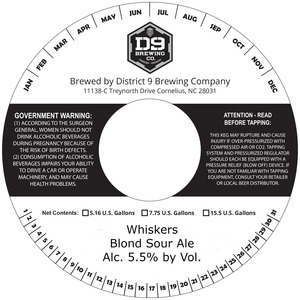 D9 Brewing Company Whiskers