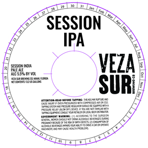 Veza Sur Brewing Co. Session IPA August 2017