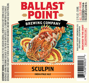 Ballast Point Sculpin August 2017