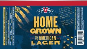 Victory Home Grown New American Lager August 2017