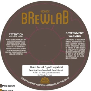 Redhook Ale Brewery Rum Barrel Aged Cogwheel August 2017