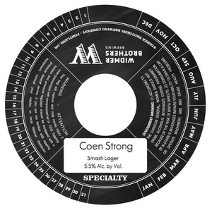 Widmer Brothers Brewing Company Coen Strong August 2017