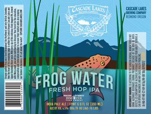 Cascade Lakes Brewing Company Frog Water August 2017