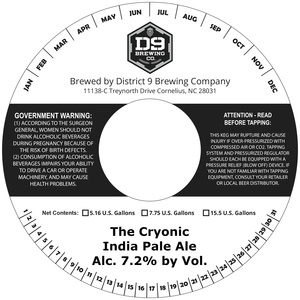 D9 Brewing Company The Cryonic