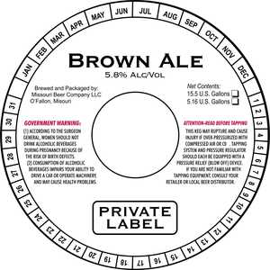 Private Label Brown Ale August 2017