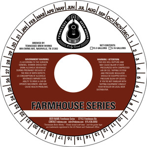 Tennessee Brew Works Farmhouse Series