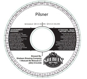 Shebeen Brewing Company Pilsner August 2017