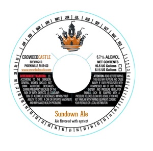 Sundown Ale Ale Flavored With Apricot August 2017