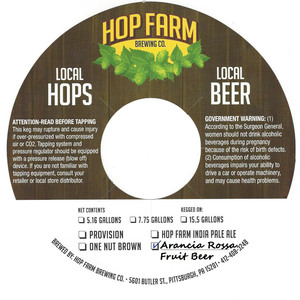 Hop Farm Brewing Company August 2017