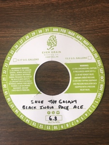Ever Grain Brewing Co. Save The Galaxy Black India Pale Ale August 2017