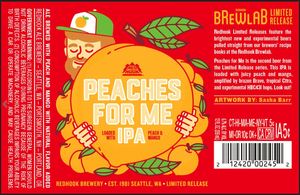 Redhook Ale Brewery Peaches For Me August 2017
