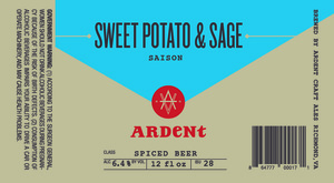 Sweet Potato & Sage Saison September 2017