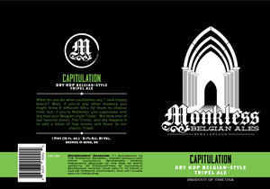 Monkless Belgian Ales Capitulation
