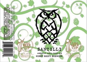 Night Shift Brewing Santilli August 2017