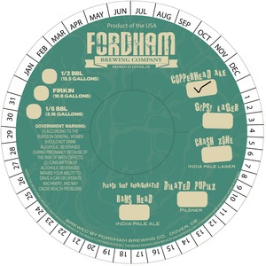 Fordham Copperhead Ale August 2017